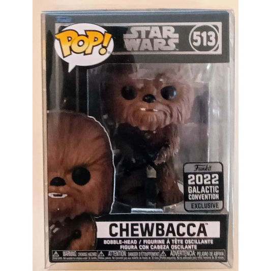 Star Wars Celebration exclusive Chewbacca Funko Pop in black suit