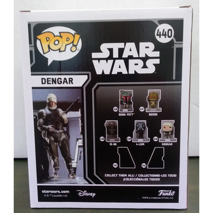 Star Wars Funko Pop Dengar Bounty Hunter figure 440 box