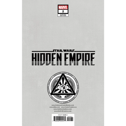 Star Wars Hidden Empire Issue 2 variant comic with gray cover for fans