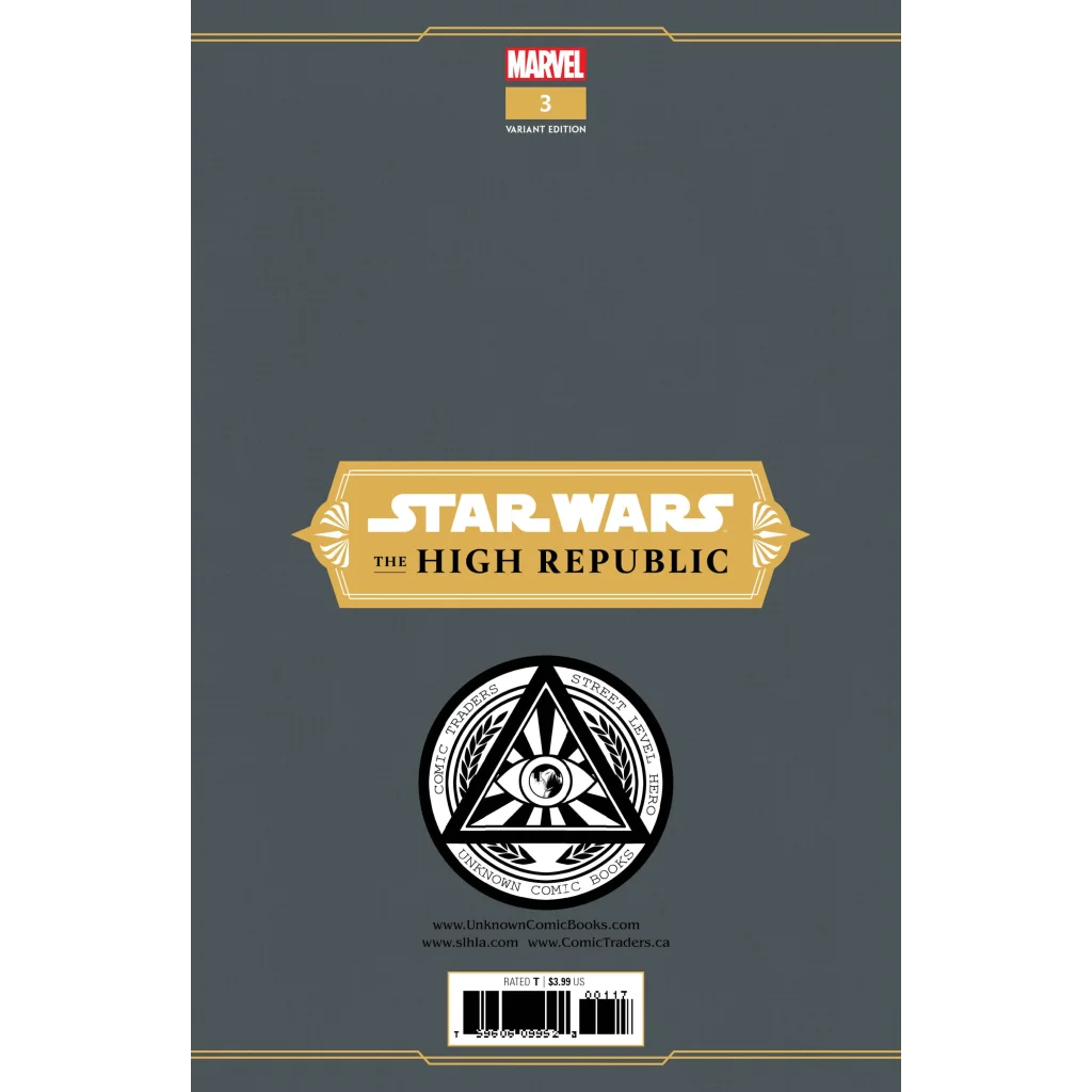 Variant edition Star Wars High Republic comic book with epic Jedi action