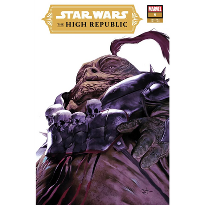Star Wars High Republic comic book with a fierce alien and skulls on its arm
