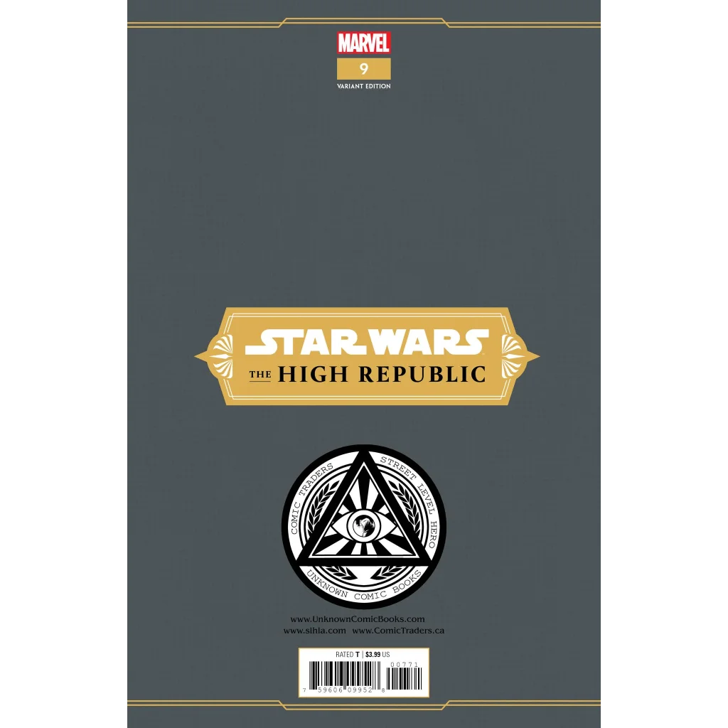 Star Wars High Republic Issue 9 Variant Edition Comic Book front cover