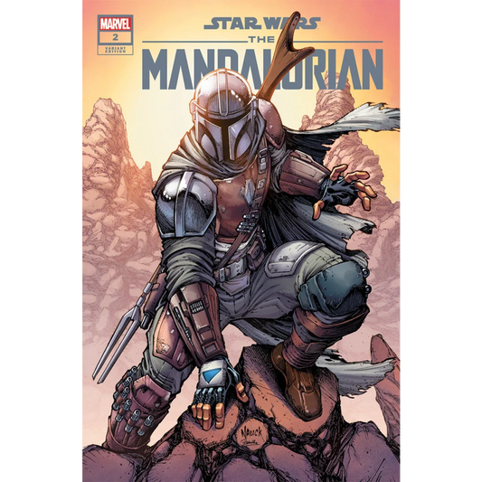 Star Wars Mandalorian comic cover with graded blue label Todd Nauck exclusive art