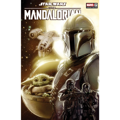 Star Wars Mandalorian comic cover Kaare Andrews graded blue label variant