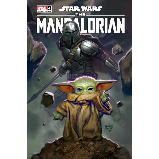 Star Wars Mandalorian Season 2 comic book with The Mandalorian and Grogu artwork