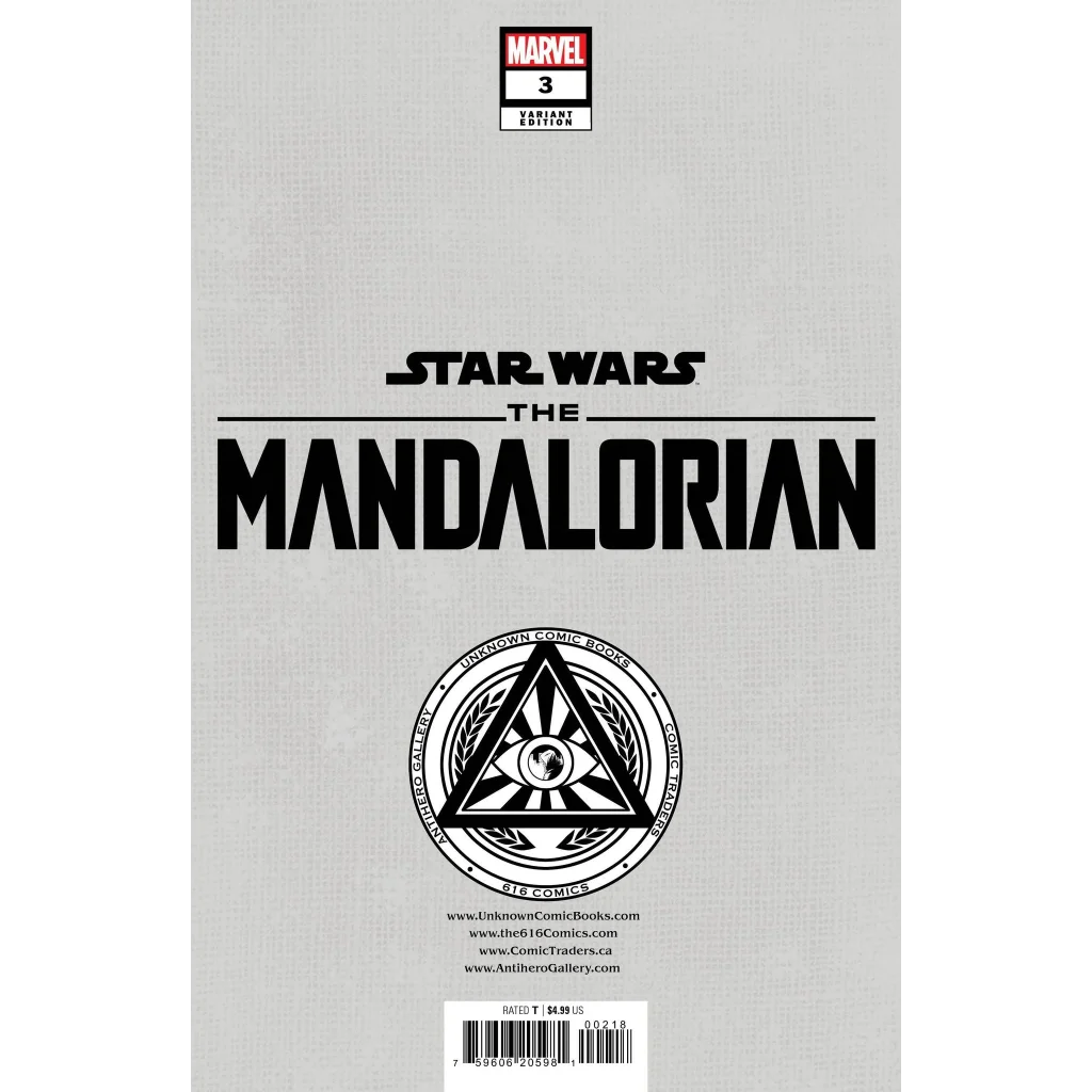 Star Wars Mandalorian Season 2 comic variant edition with Bo Katan cover art