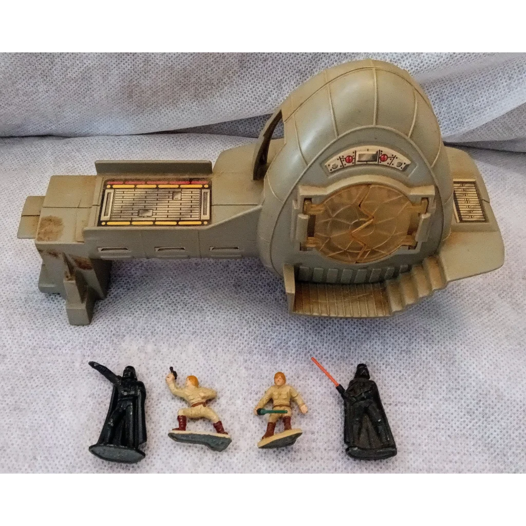 Vintage Bespin Control Room Star Wars Micro set with tan Death Star playset