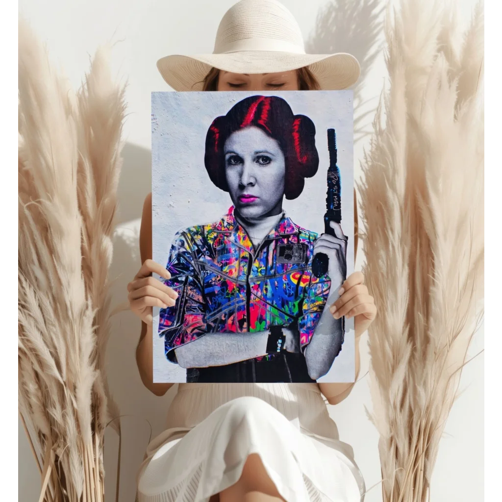 2019 Star Wars Princess Leia bomber jacket wall art