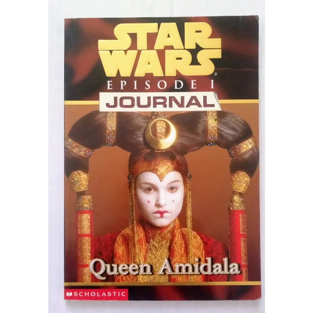 Star Wars Queen Amidala journal with gold red accents