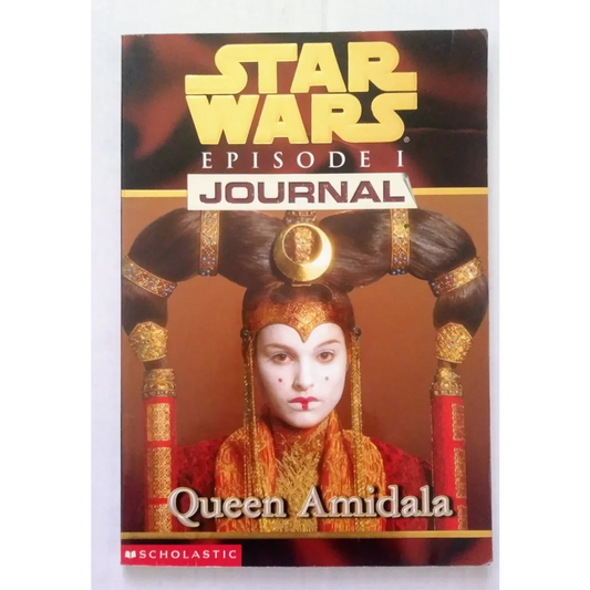 Star Wars Queen Amidala journal with gold red accents