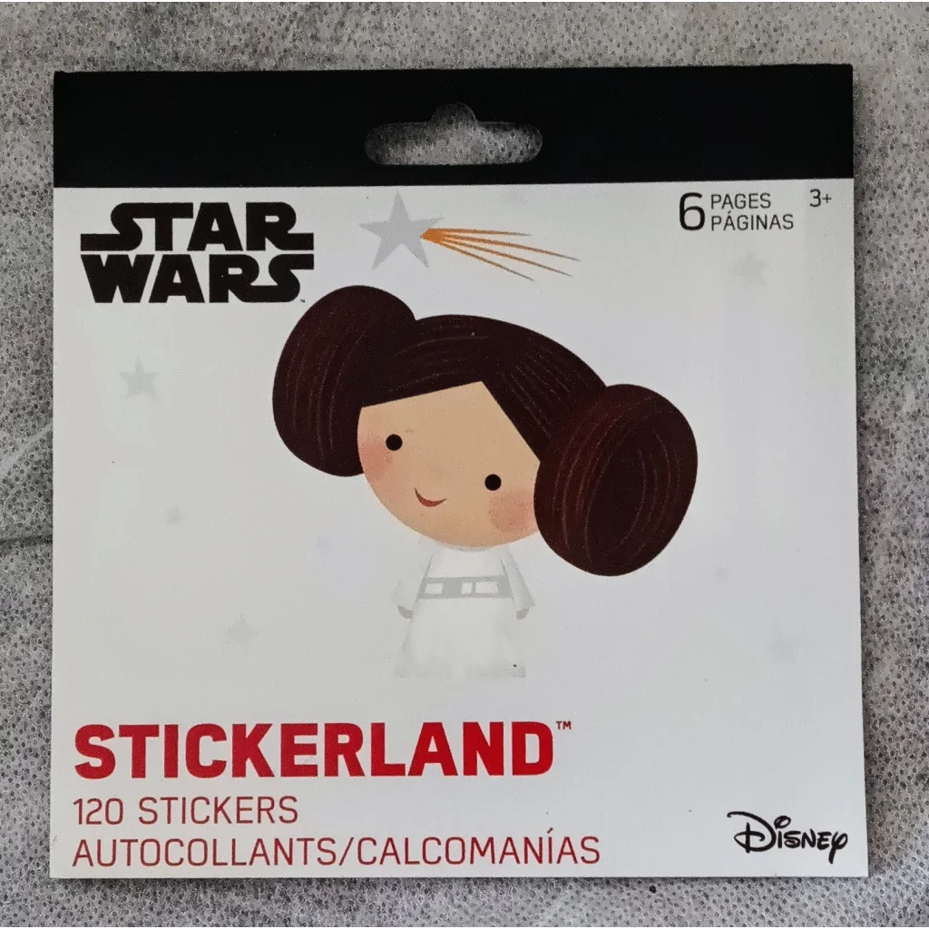 Disney Star Wars sticker book with Princess Leia and 120 stickers