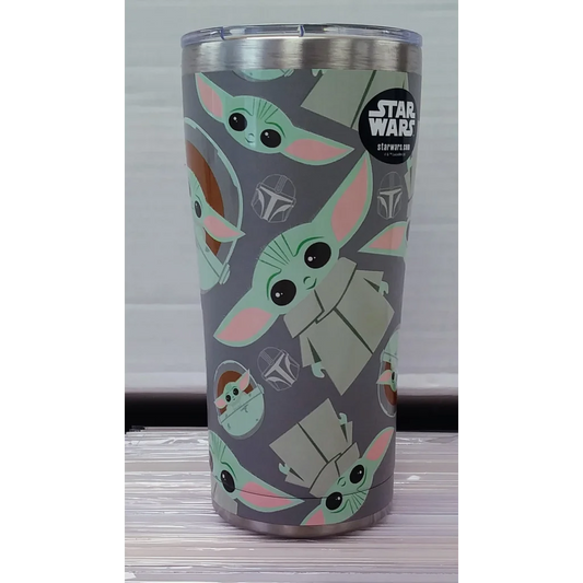 Star Wars Mandalorian child pattern insulated tumbler
