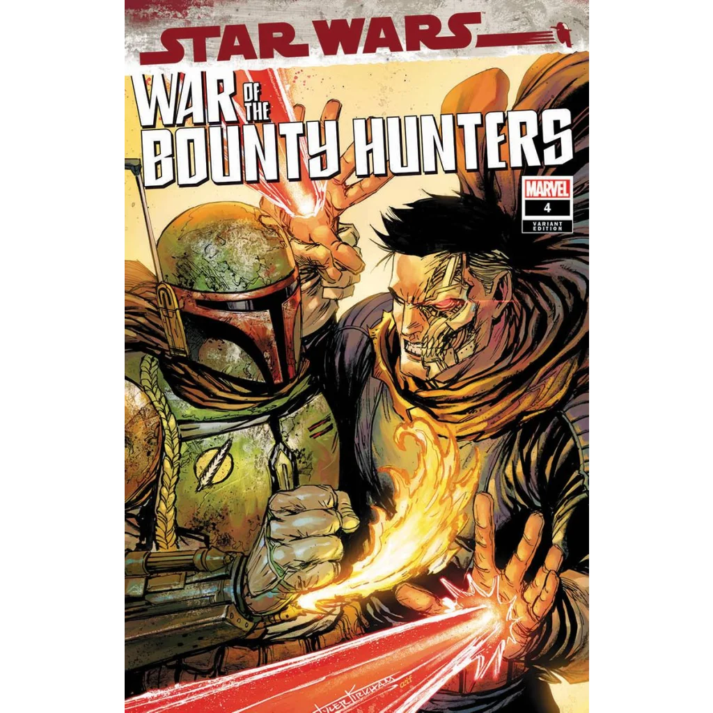 Star Wars War Bounty Hunters Epic Battle Comic Book featuring Boba Fett in action