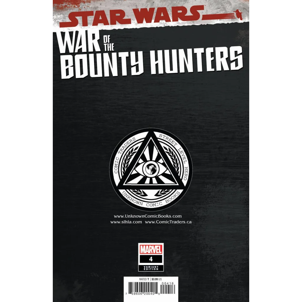 Star Wars War Bounty comic book cover with logo and variant edition for epic battles