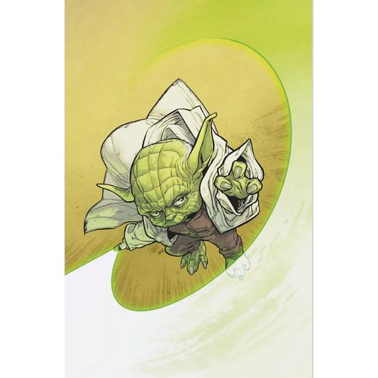 Star Wars Yoda Comic Issue 3 graded blue label with angry Yoda and outstretched hand