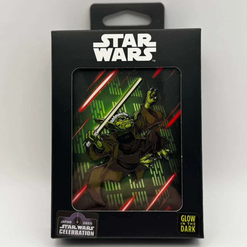 Star Wars Yoda enamel pin glow-in-the-dark Tokyo 2025 exclusive celebration gear
