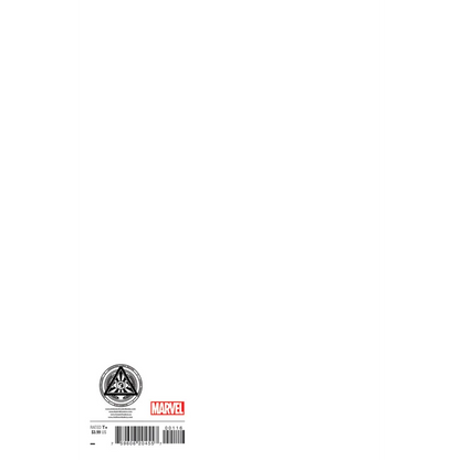 Blank white comic book cover for Stephanie Phillips Rogue and Gambit variant comic