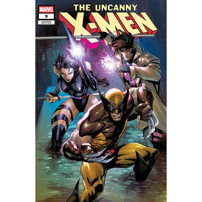 Comic book with Wolverine Psylocke Gambit by Stephen Segovia at Unknown Comics Stephen