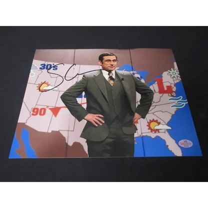 Autographed Steve Carell Anchorman Office signed photo with authentication