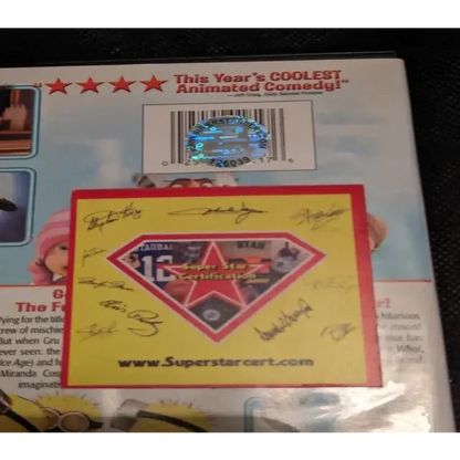 Steve Carell signed DVD with holographic sticker and certificate of authenticity