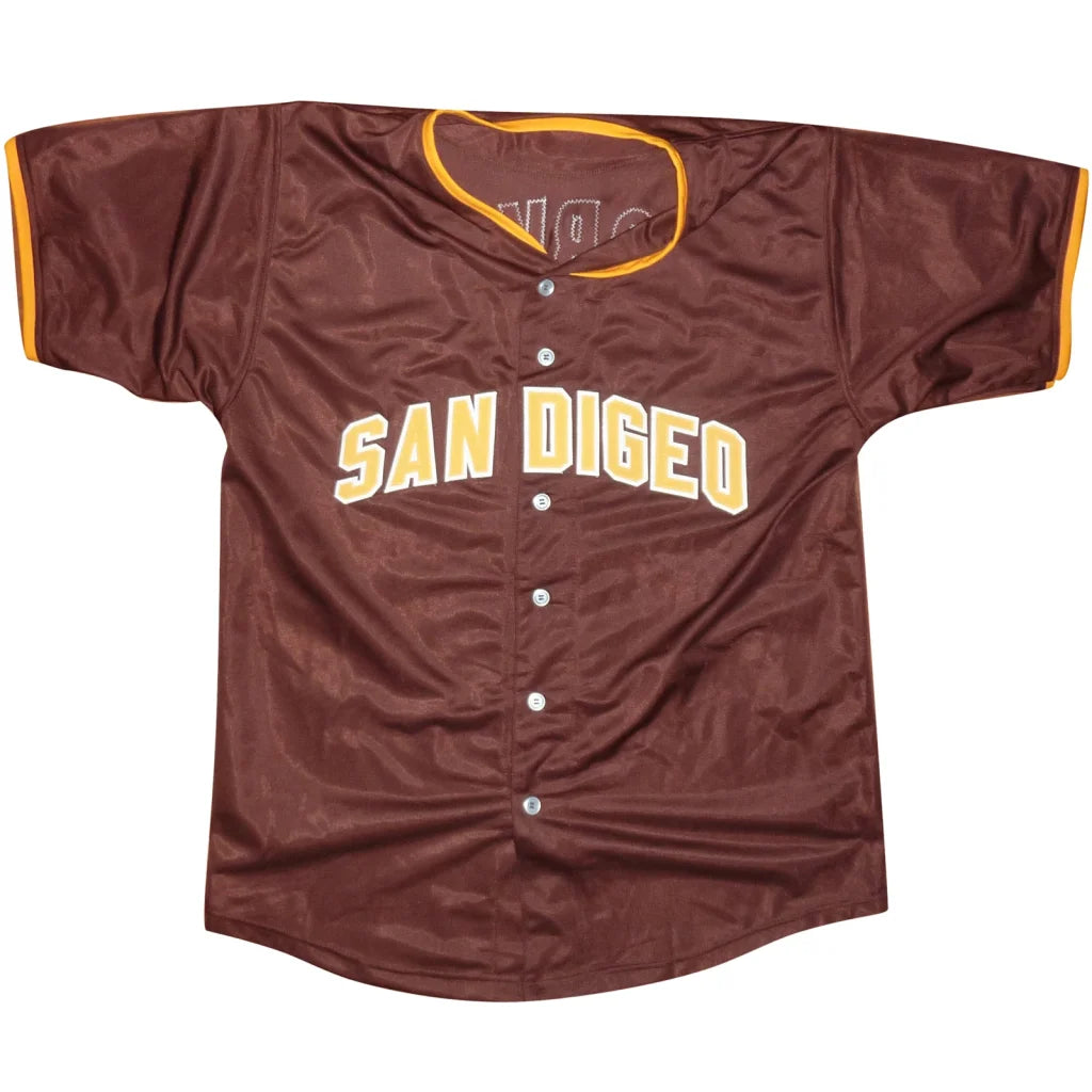 Steve Garvey autographed San Diego brown baseball jersey with yellow trim