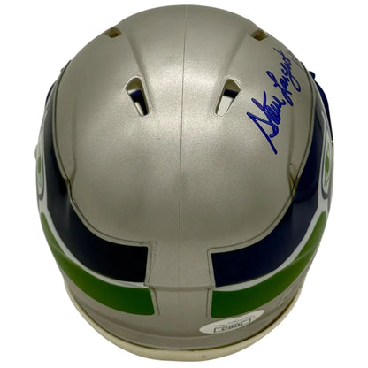 Steve Largent autographed Seattle Seahawks mini helmet with HOF 95