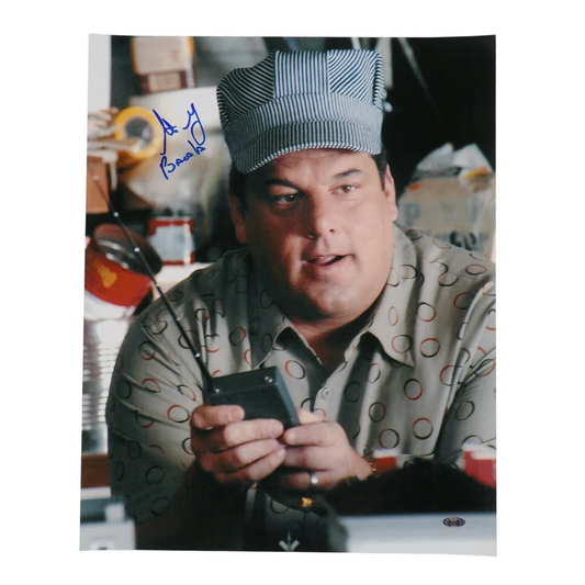 Autographed Jay Baruchel photo with Steiner hologram, signed by Steve Schirripa