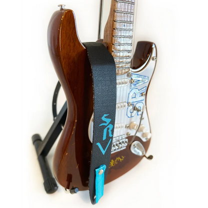 Axe Heaven® Stevie Ray Vaughan mini guitar strap with SRV logo