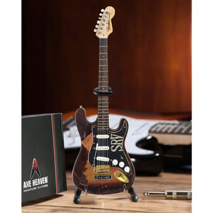 Stevie Ray Vaughan Mini Strat by Axe Heaven on adjustable A-frame stand