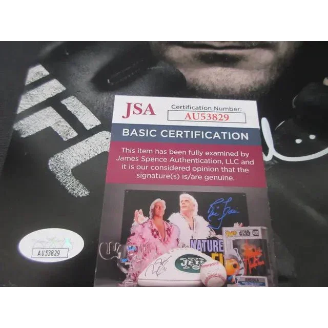 JSA certified Stipe Miocic signed 8x10 photo with certificate and hologram sticker