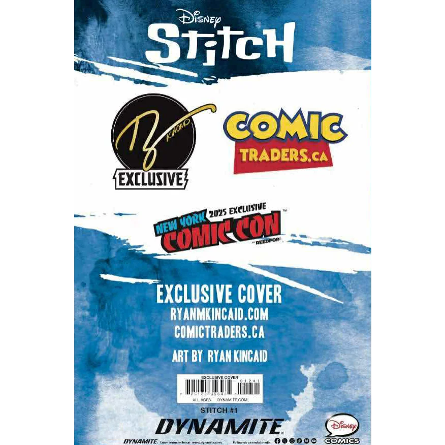 Stitch #1 Ryan Kincaid NYCC 2025 Exclusive Var | Collectible US Comic Book Variant | vintageantiquesgifts.com
