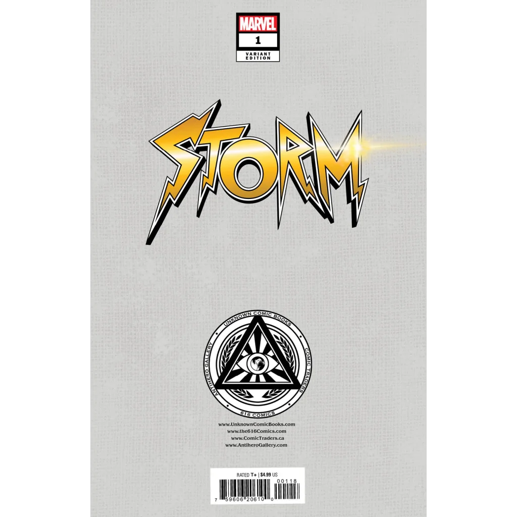 Comic book cover for Storm #1 Variant Edition Marvel Comics Preorder