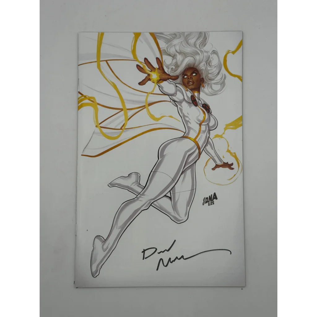 Comic book cover with Storm from X-Men by Kieron Gillen and Lucas Werneck