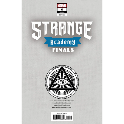 Comic book cover for Strange Academy Finals #6 Marvel Comics variant edition