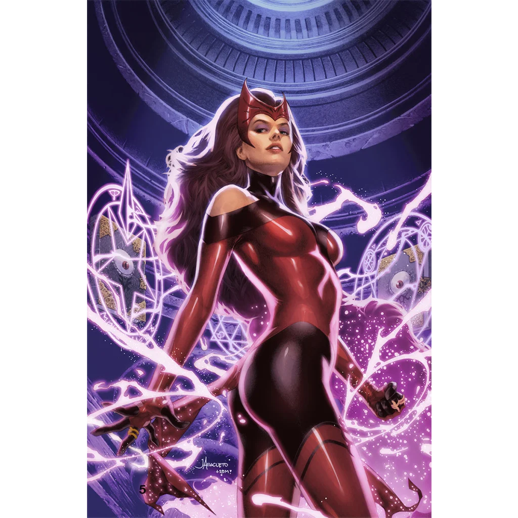 Strange Academy Finals Epic Marvel Magic Battle costume featuring woman with long brown hair