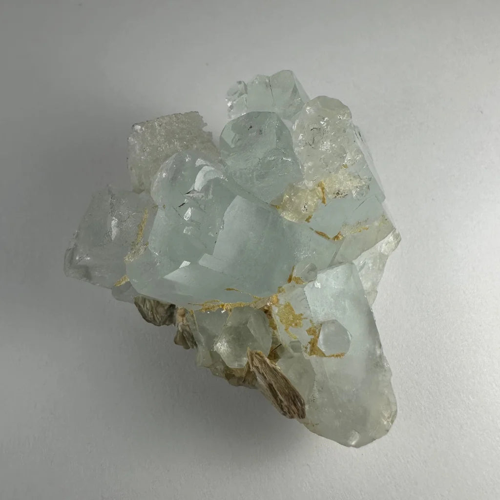 Stunning aquamarine crystal cluster from Shigar Valley, Pakistan