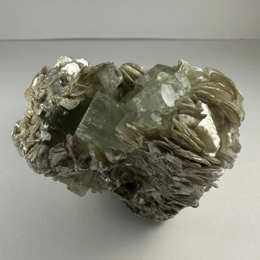 Stunning aquamarine crystal cluster from Shigar Valley, Pakistan