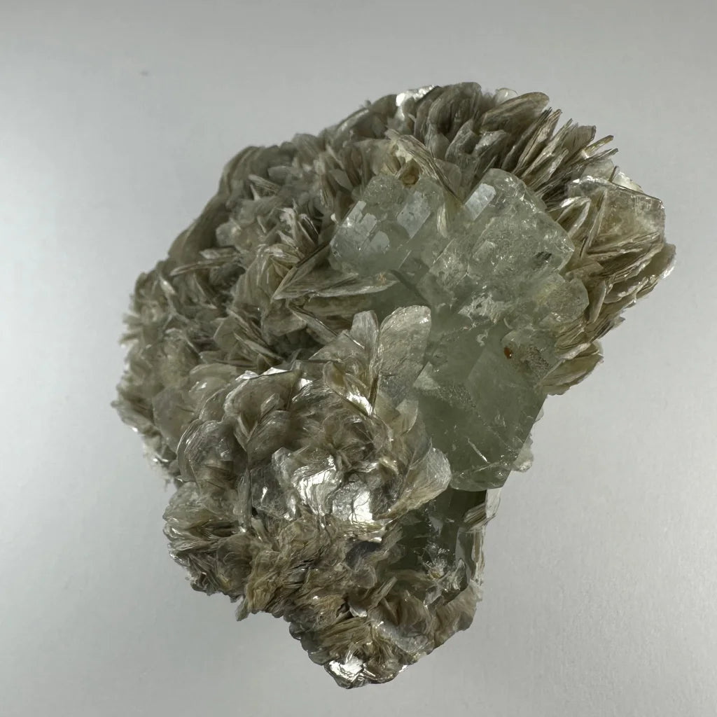 Stunning translucent aquamarine crystal cluster from Shigar Valley, Pakistan