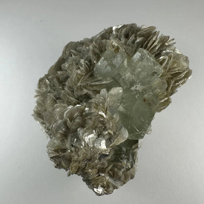 Stunning translucent aquamarine crystal cluster from Shigar Valley, Pakistan