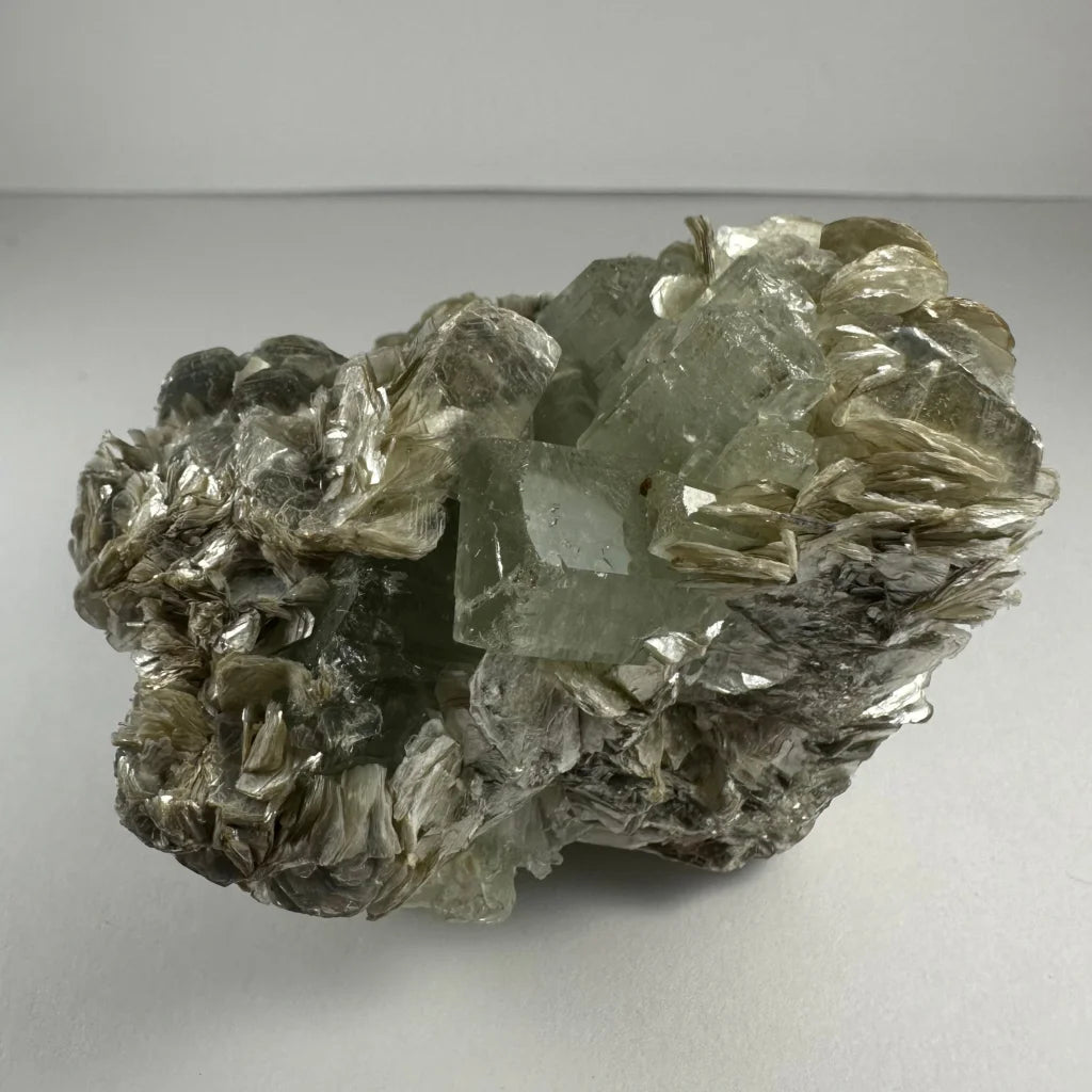 Stunning translucent pale green aquamarine crystal from Shigar Valley Pakistan