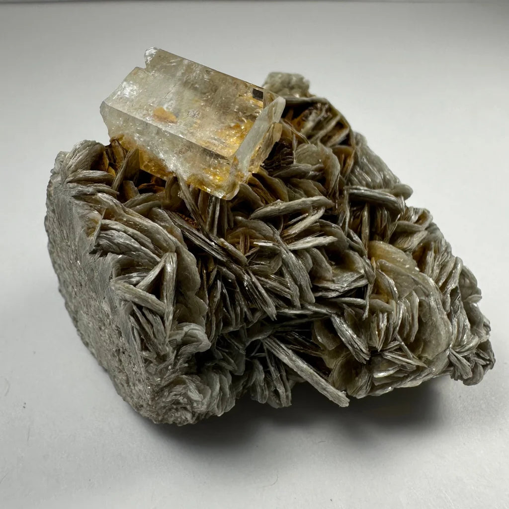 Stunning aquamarine muscovite crystal from Shigar Valley, Pakistan