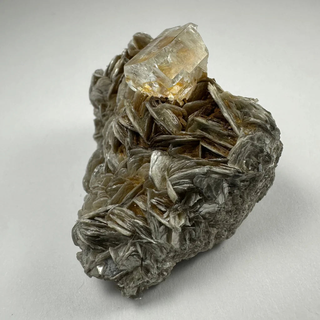 Stunning aquamarine muscovite crystal from Shigar Valley Pakistan