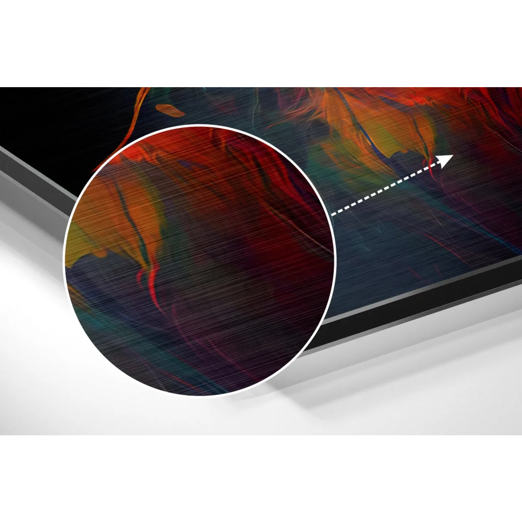 glass wall art Stunning 2019 MacBook Pro 13-inch in brushed aluminium dibond art print