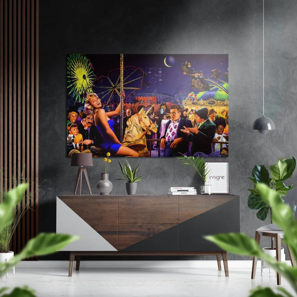 24x36 inch brushed aluminium dibond print of The Producers poster