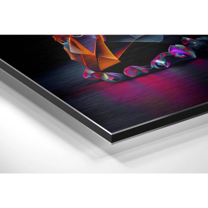 27-inch LG UltraFine 4K monitor on brushed aluminium dibond skull art