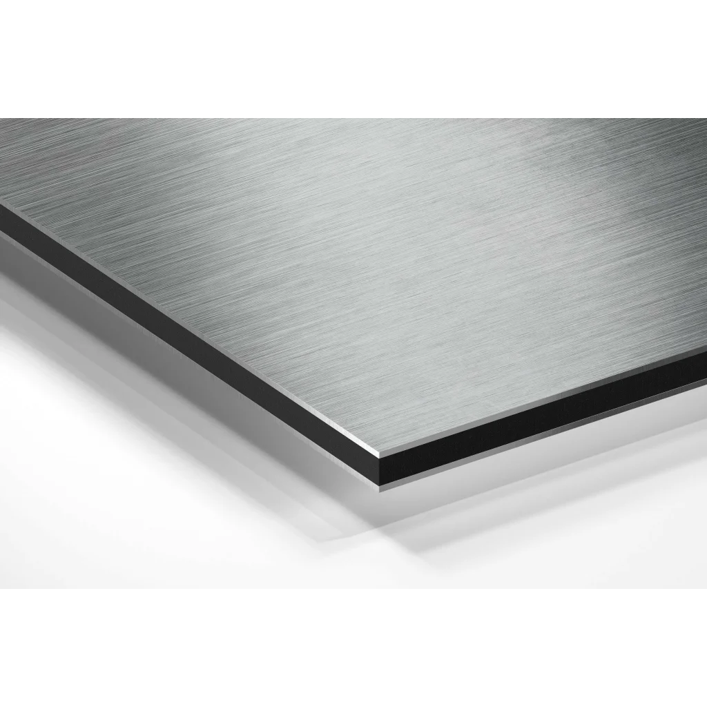 Sleek brushed aluminium dibond wall art print with matte finish