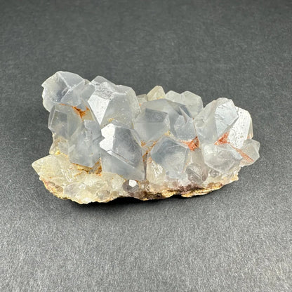 Stunning celestite crystal cluster on natural matrix with quartz inclusions, 51g