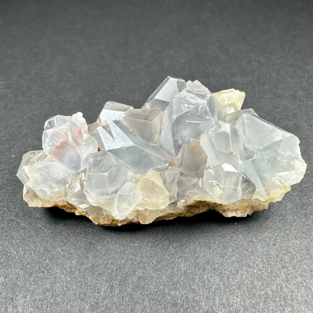 Stunning pale blue celestite crystal cluster on matrix, 51g