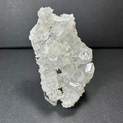 Stunning clear apophyllite crystal cluster micro specimen from India