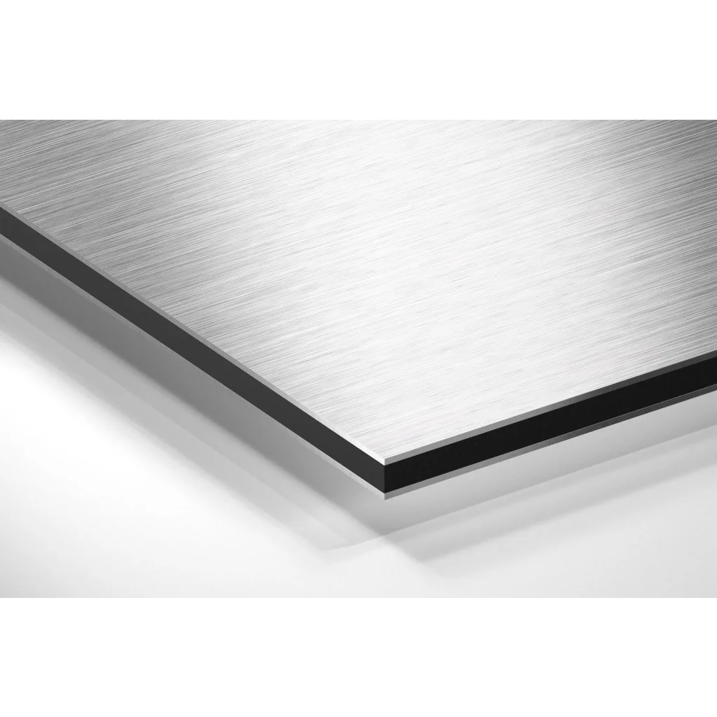 Glass Wall Art Stunning elephant art on brushed aluminium dibond panel with sleek stainless finish